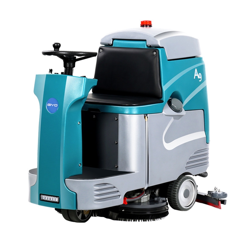 德州洁耀A9全自动驾驶式洗地机  固化地面污渍灰尘清洗吸干刷地机租售